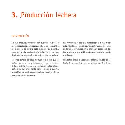 Módulo 03 - Producción lechera