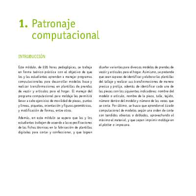 Módulo 01 - Patronaje computacional