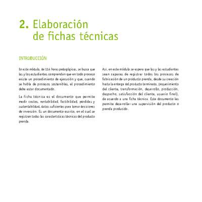 Módulo 02 - Elaboración de fichas técnicas