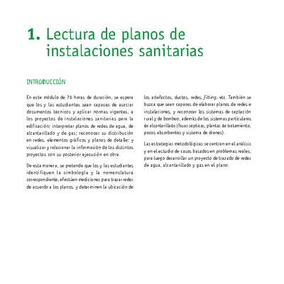 Módulo 01 - Lectura de planos de instalaciones sanitarias