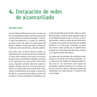 Módulo 04 - Instalación de redes de alcantarillado