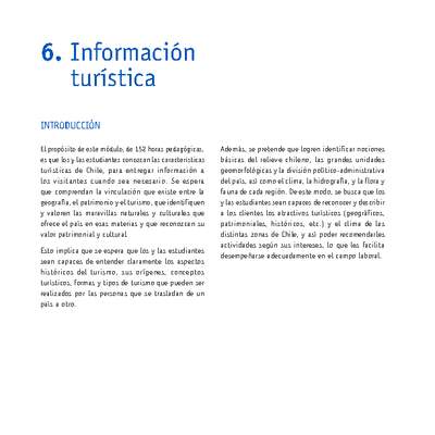 Módulo 06 - Información turística