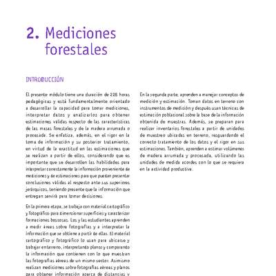 Módulo 02 - Mediciones forestales