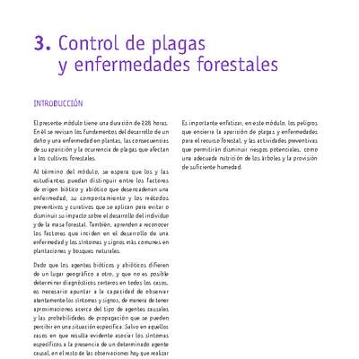 Módulo 03 - Control de plagas y enfermedades forestales