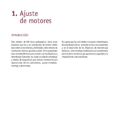 Módulo 01 - Ajuste de motores