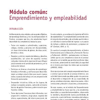 Módulo 00 - Emprendimiento y empleabilidad explotación minera