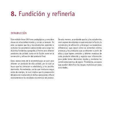 Módulo 08 - Fundición y refinería