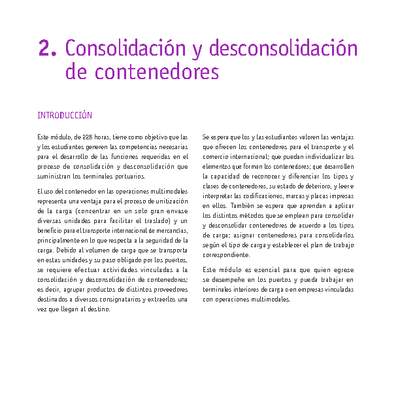 Módulo 02 - Consolidación y desconsolidación de contenedores