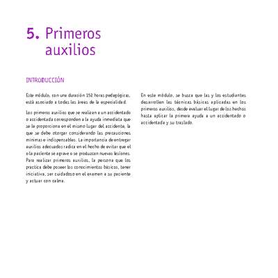 Módulo 05 - Primeros auxilios