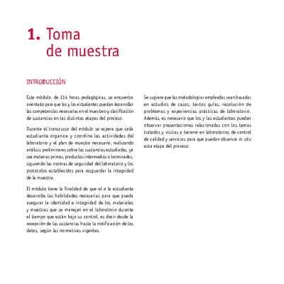 Módulo 01 -Toma de muestra