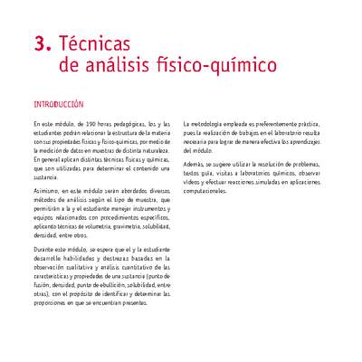 Módulo 03 - Técnicas de análisis físico-químico