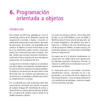 Módulo 06 - Programación orientada a objetos