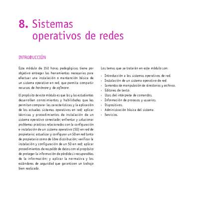Módulo 08 - Sistemas operativos de redes