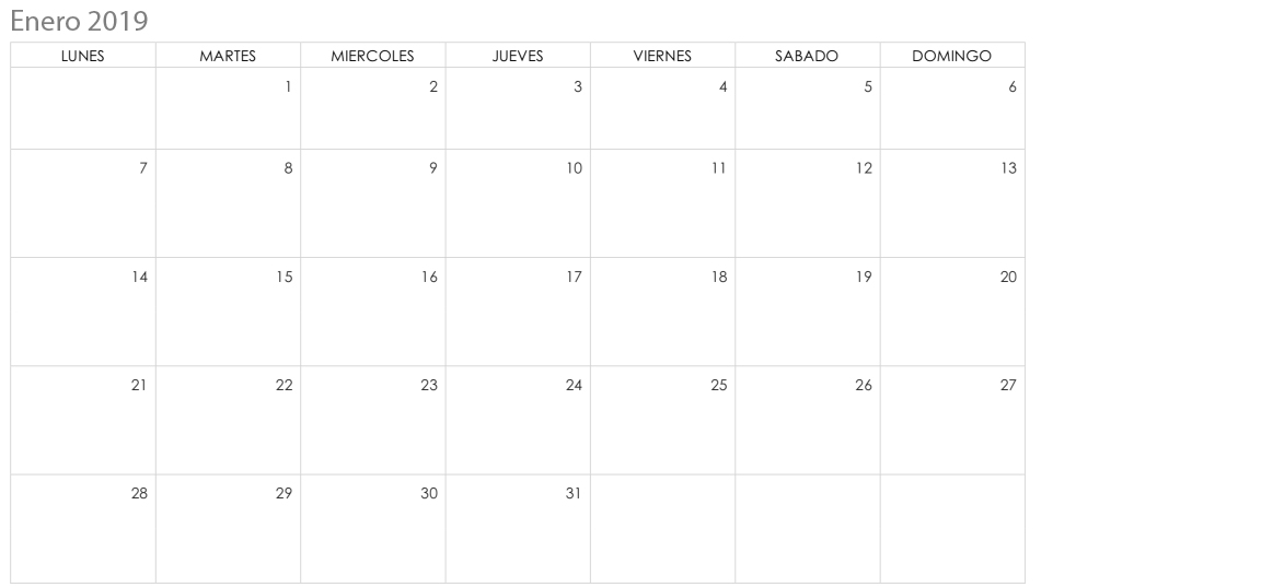 Enunciado Calendario Enunciado Calendario