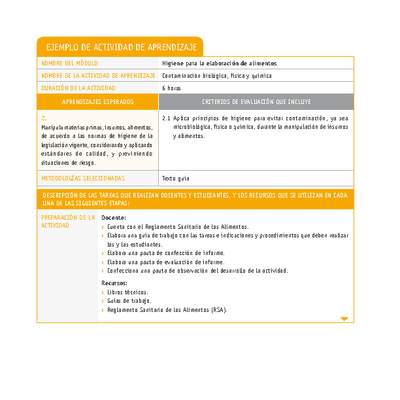 Contaminación biológica, física y química
