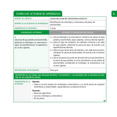 Identificación de simbología y nomenclatura de planos de alcantarillado