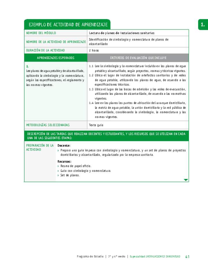 Identificación de simbología y nomenclatura de planos de alcantarillado