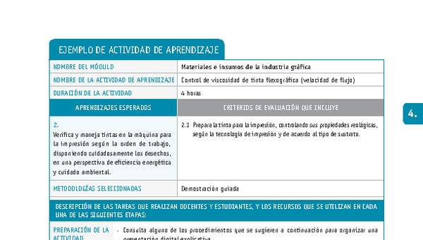 Control de viscosidad de tinta flexográfica (velocidad de flujo)