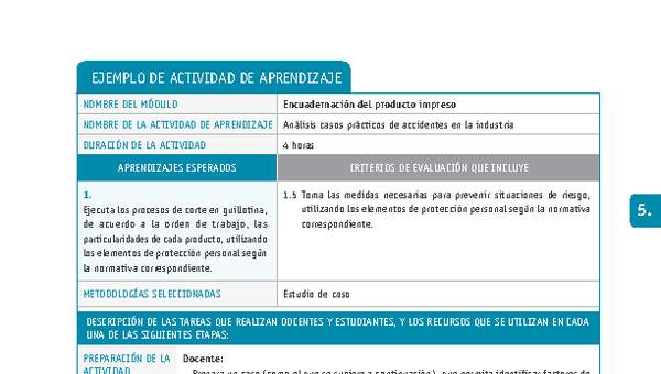 Análisis casos prácticos de accidentes en la industria