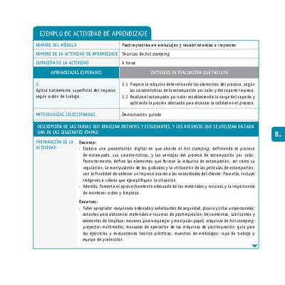 Técnicas de hot stamping