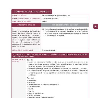 Comprobación de trazado