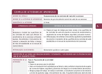 Remoción de guía de cable de control de vuelo de una aeronave