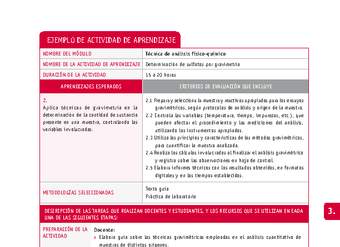 Determinación de sulfatos por gravimetría