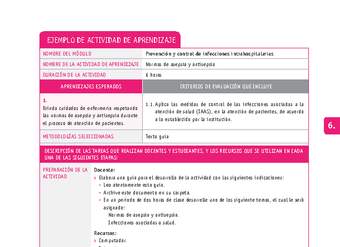 Normas de asepsia y antisepsia