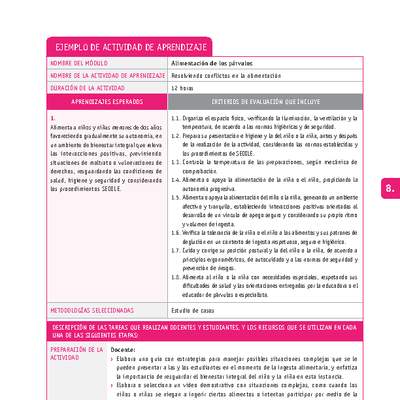 Resolviendo conflictos en la alimentación