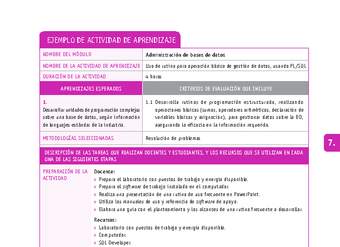 Uso de rutina para operación básica de gestión de datos, usando Pl/SQl