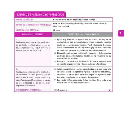 Proyecto de mantención preventiva y correctiva de una fuente de alimentación simple