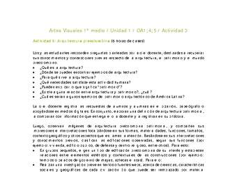 Artes Visuales 1 medio-Unidad 2-OA1;4;5-Actividad 3