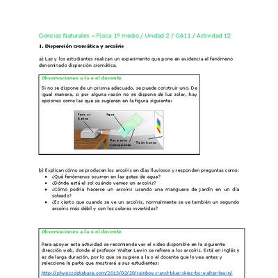 Ciencias Naturales 1 medio-Unidad 2-OA11-Actividad 12