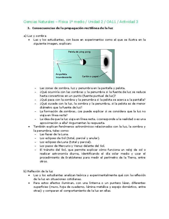 Ciencias Naturales 1 medio-Unidad 2-OA11-Actividad 3