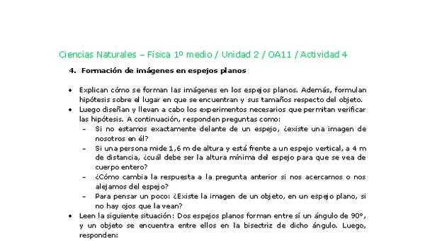 Ciencias Naturales 1 medio-Unidad 2-OA11-Actividad 4