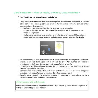 Ciencias Naturales 1 medio-Unidad 2-OA11-Actividad 7