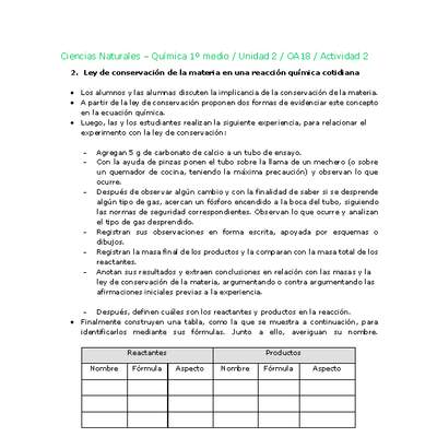 Ciencias Naturales 1 medio-Unidad 2-OA18-Actividad 2