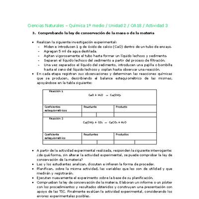 Ciencias Naturales 1 medio-Unidad 2-OA18-Actividad 3