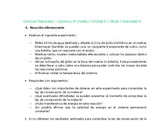 Ciencias Naturales 1 medio-Unidad 2-OA18-Actividad 4