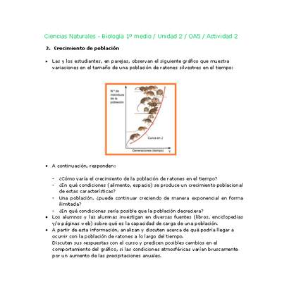 Ciencias Naturales 1 medio-Unidad 2-OA5-Actividad 2