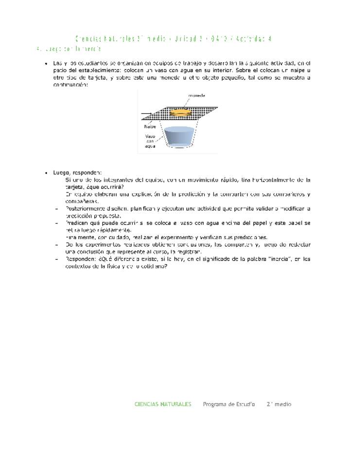 Ciencias Naturales 2 medio-Unidad 2-OA10-Actividad 4