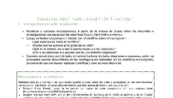 Ciencias Naturales 2 medio-Unidad 2-OA16-Actividad 1