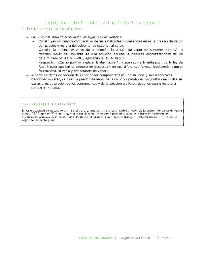 Ciencias Naturales 2 medio-Unidad 2-OA16-Actividad 5