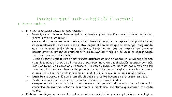 Ciencias Naturales 2 medio-Unidad 2-OA16-Actividad 6