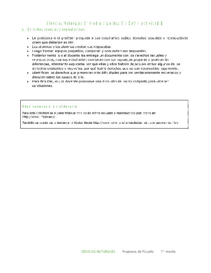 Ciencias Naturales 2 medio-Unidad 2-OA5-Actividad 8