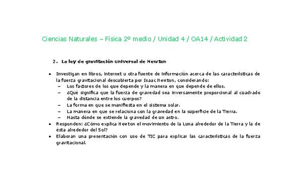 Ciencias Naturales 2 medio-Unidad 4-OA14-Actividad 2