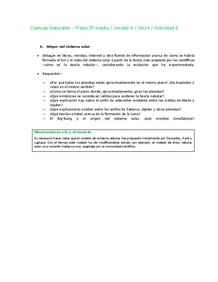 Ciencias Naturales 2 medio-Unidad 4-OA14-Actividad 6
