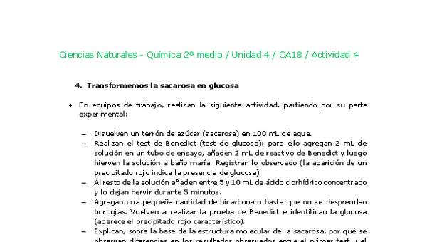 Ciencias Naturales 2 medio-Unidad 4-OA18-Actividad 4