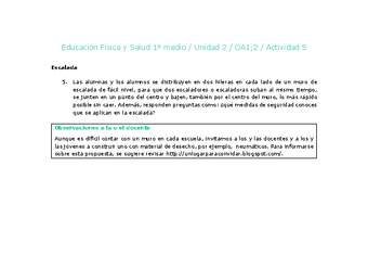 Educación Física 1 medio-Unidad 2-OA1;2-Actividad 5