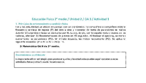 Educación Física 2 medio-Unidad 2-OA3-Actividad 1